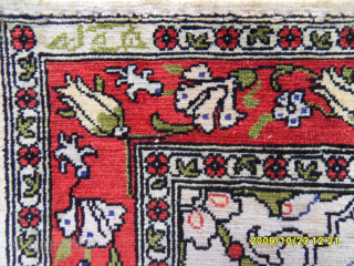 Hereke Silk Carpet 
Size: 63 x 48 cm.
Mail: makifhali@yahoo.com