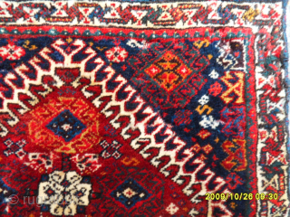 Antique Shiraz Qashqai Bagface
Size: 46 x 53 cm.
Mail: makifhali@yahoo.com