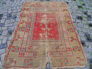 Antıque Transilvania Rare old Carpet size: 163x115                          