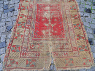 Antıque Transilvania Rare old Carpet size: 163x115                          