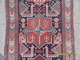Antique Caucasian Akstafa Rug
Size: 317 x 110 cm.
Mail: makifhali@yahoo.com                        