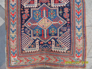 Antique Caucasian Akstafa Rug
Size: 317 x 110 cm.
Mail: makifhali@yahoo.com                        