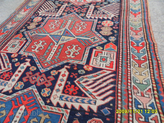 Antique Caucasian Akstafa Rug
Size: 317 x 110 cm.
Mail: makifhali@yahoo.com                        