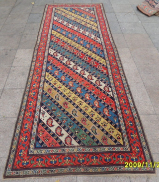 Antique Caucasian Shall Rug
Size: 345 x 120 cm.
Mail: makifhali@yahoo.com                        