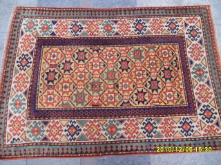 Antique Shirvan Carpet  size: 180x127 cm.                          