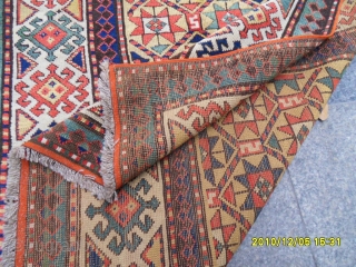 Antique Shirvan Carpet  size: 180x127 cm.                          