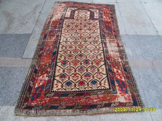 Antıque Caucasıa Şirvan Marashali Prayer Carpet size: 175x102 cm.                        