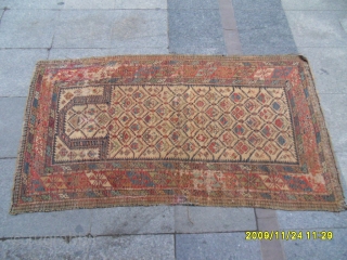 Antıque Caucasıa Şirvan Marashali Prayer Carpet size: 175x102 cm.                        