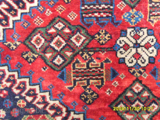 Shiraz Quashqai Bagface
Size: 70 x 58 cm.
Mail: makifhali@yahoo.com                         