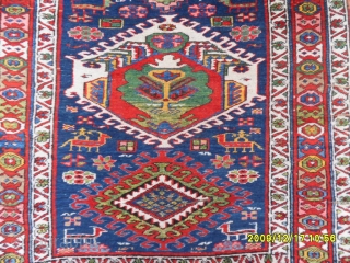 Antique Shahsavan Runner Carpet 
Size: 375x110 cm.                          