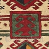 Red ground Karachop Kazak rug
Southwest Caucasus
circa 1880
260 x 183 cm (8’6” x 6’) 
Alg 1793
symmetrically knotted wool pile on a wool foundation
Karachop Kazaks have grown to become an icon of Caucasian village  ...