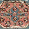 Sumakh rug with diamond medallions
Northeast Caucasus, Kuba area
circa 1830
253 x 230 cm (8’4” x 7’7”) 
Alg 1814
weft wrapping in wool on a wool foundation
What distinguishes this sumakh flatweave are the gem-like quality  ...