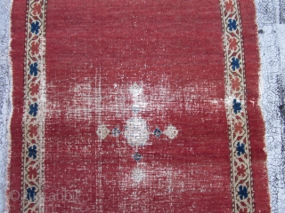 Antique small Bakhshayesh measuring 4.8x2.6.As early as they can be found.Cleaned professionally.Pictures clearly demonstrate the condition.Please feel free to ask any questions.
You can view our inventory online at :http://davoodzadehrugs.com/    