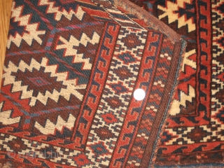 Antique Yomud Asmalyk Rug , Late 19th century , 2.8 x 1.6
The piece comes in perfect condition with excellent wool pile.It has been cleaned professionally.Please feel free to ask questions.
You can view  ...