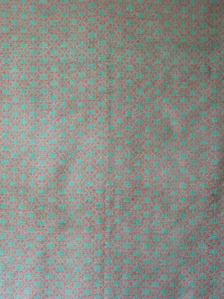 Mid Century Pink And Turquoise Yazd Zilu

275cm x 158cm, circa 1950

Exceptionally beautiful and bold colour combination on this flat-weave from the desert province of Yazd. The complex and highly skilled weaving technique  ...