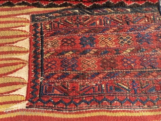 Luri double khorjin, pile weave with sumakh and kilim. Excellent colors, deep yellow, best wool and full pile. Seams undone; the bridge has not been removed as in so many younger examples,  ...