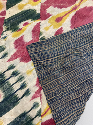 Ikat patchwork cover, sofreh sized, 90 x 73 cm. Very funky. Looks great mounted. Contact me at alexanderbakker@flairforflavor.com.               