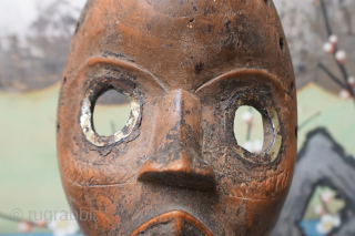 Excellent small Dan Mask, size 19 cm x 12 x 8 (height x width x depth). Old collection number on the back. From an established Dutch collection, acquired at auction. Reducing my  ...
