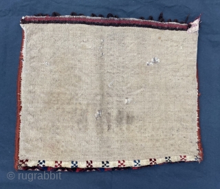 Turkmen bags with shoulder-to-shoulder closure loops have traditionally been attributed to the Goklan, but with this one I’m not too sure. Unusually saturated colors, all natural including a good yellow. Very soft  ...