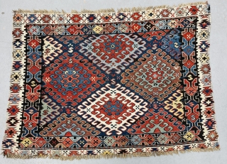 Sahsavan Bag Face 1870s nice saturated Natural colors size 1'11X2'8                       