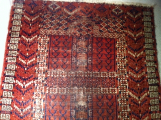 late 19th century Tekke Ensi size 47"X53"                          