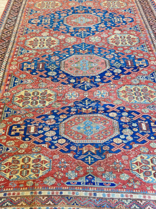 Caucasian sumak goo condition all naturel colors size 85X113 
rugs2005@gmail.com                       