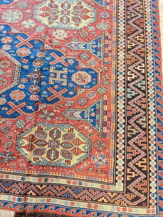 Caucasian sumak goo condition all naturel colors size 85X113 
rugs2005@gmail.com                       