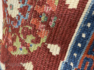 19th century Tibetan sadle cover all vegetable dyes size 2x3’10 
Rugsdc@yahoo.com                      