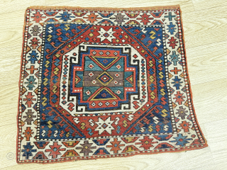 Mid 19th century Sahsavan bag face all orijinal condition except lover left corner small area had been restored size 21x19
Rugsdc@yahoo.com
             