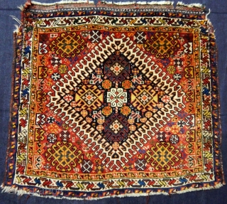 Antique Qashqaii Bagface 
Size.55x61cm                             