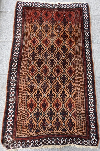 Antique  Baluch Rug 
 Contact at.  anatolianpicker@gmail.com                        