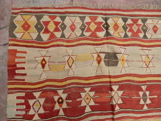 Antique West Anatolian Dazkırı Kilim