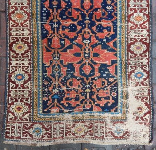 Antique Caucasian Kuba Rug Runner 
Size.345x93 cm
 Contact at.  anatolianpicker@gmail.com                      