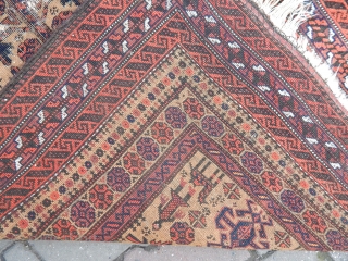 Antique Baluch Prayer Rug  .e-mail. anatolianpicker@gmail.com                          