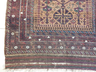 Antique Baluch Paryer Rug                             
