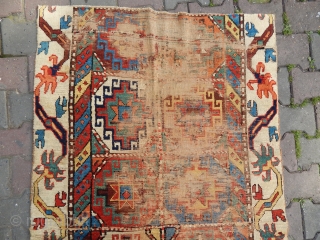 Antique Shahsavan Mogan Rug Fragment Size.260x100cm .E-mail.anatolianpicker@gmail.com                          
