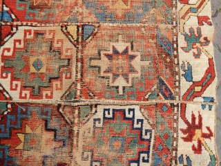 Antique Shahsavan Mogan Rug Fragment Size.260x100cm .E-mail.anatolianpicker@gmail.com                          