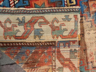 Antique Shahsavan Mogan Rug Fragment Size.260x100cm .E-mail.anatolianpicker@gmail.com                          