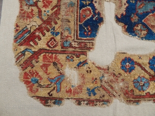 Antique West Anatolian Kula Rug Fragment ..
Size.93x71cm ..E-mail..anatolianpicker@gmail.com                         