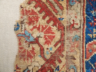 Antique West Anatolian Kula Rug Fragment ..
Size.93x71cm ..E-mail..anatolianpicker@gmail.com                         