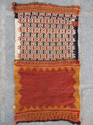 Antique Qashqaii Kilim Bag                             