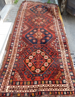 Antique Karakalpak Rug Size.350x165cm ..E-mail.anatolianpicker@gmail.com                            