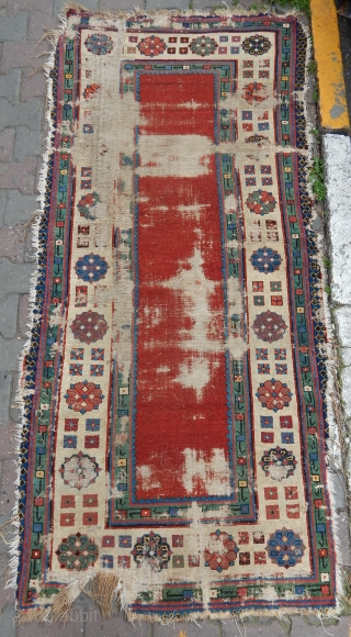 Antique Caucasian Talısh Rug Size.225x100cm .. E-mail.anatolianpicker@gmail.com                          