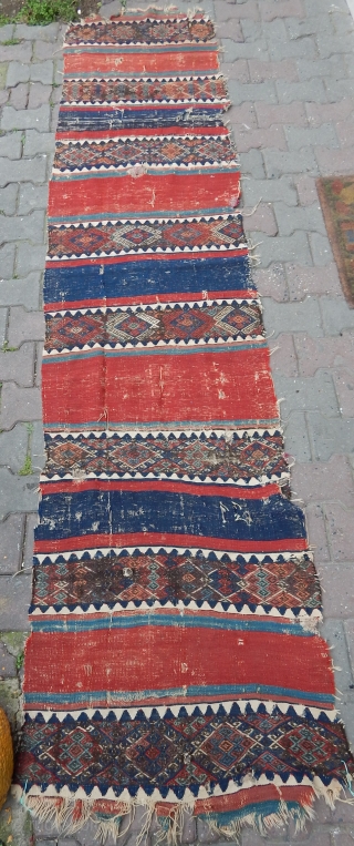 Antique East Anatolian Kilim Size.290x75 cm E-mail.anatolianpicker@gmail.com                          