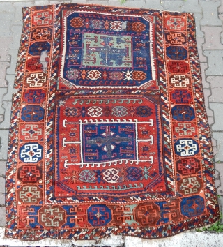 Antique East Anatolian Yörük Rug Frag. Size.164x132 cm E-mail.anatolianpicker@gmail.com                        