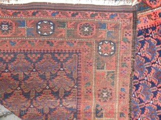 Antique Timuri Baluch Rug Runner Size.283x90 cm E-mail.anatolianpicker@gmail.com                         