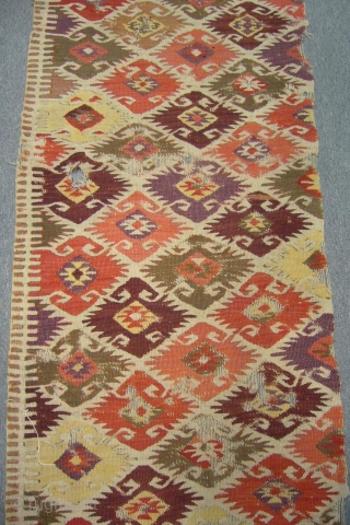 Antique Anatolian Kilim Part .E-mail.anatolianpicker@gmail.com