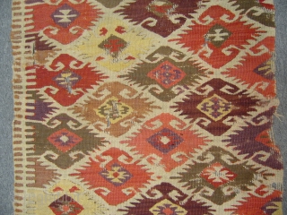 Antique Anatolian Kilim Part .E-mail.anatolianpicker@gmail.com