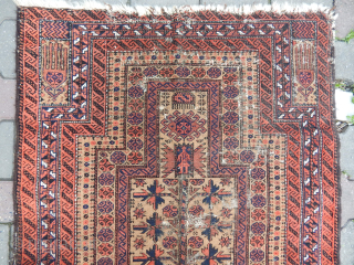 Antique Baluch Prayer Rug [price.$ 280 USD ]                         