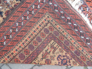 Antique Baluch Prayer Rug [price.$ 280 USD ]                         